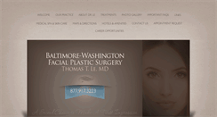 Desktop Screenshot of bwfacialplasticsurgery.com